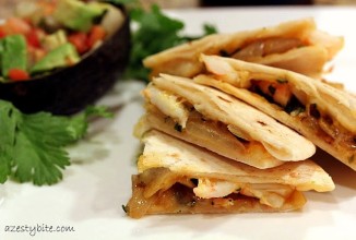 Кесадилья с креветками