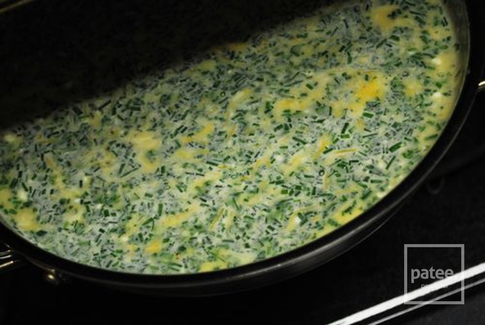 Фриттата с чеддером и зеленью - Шаг 5