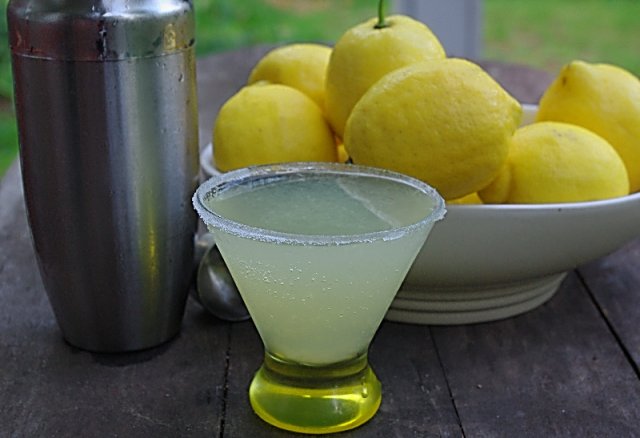 Лимонный мартини