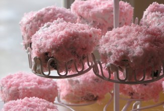 Шоколадные кексы с кокосом