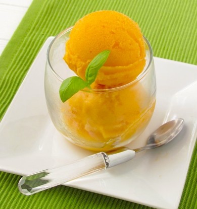 Мангово-базиликовый шербет