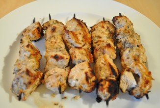 Куриный шашлык по-гречески