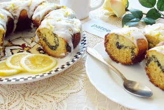 Лимонный кекс с маком