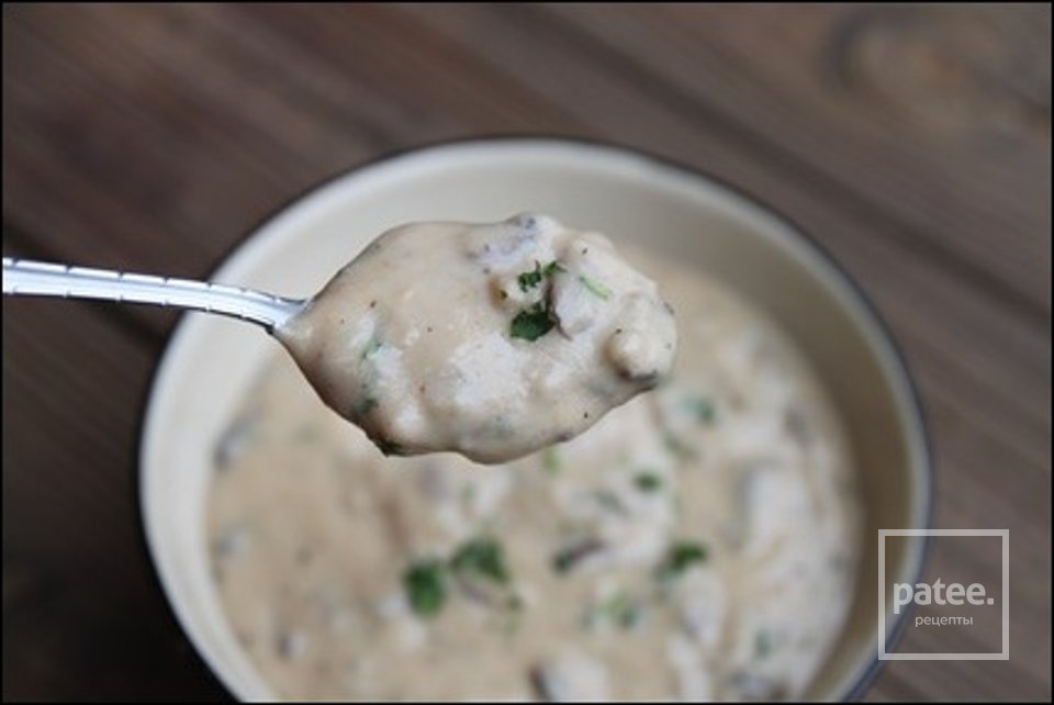 Грибной крем-суп - Шаг 6