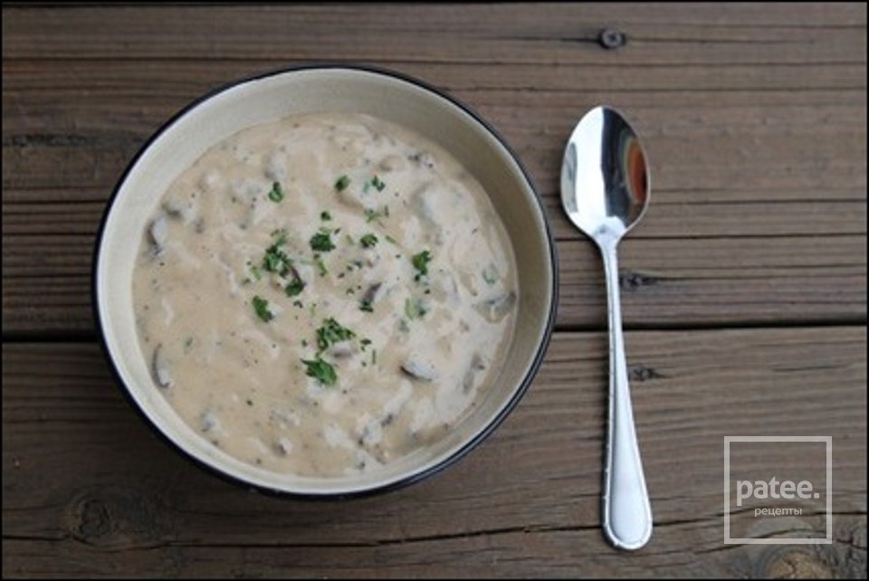 Грибной крем-суп - Шаг 8