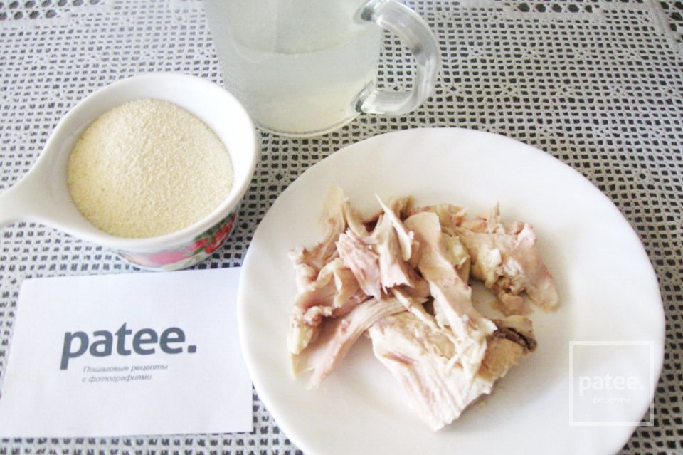 Суп с заварными манными кнелями - Шаг 2