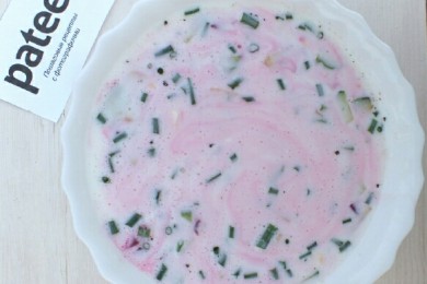  Литовский Свекольник с авокадо - приготовление