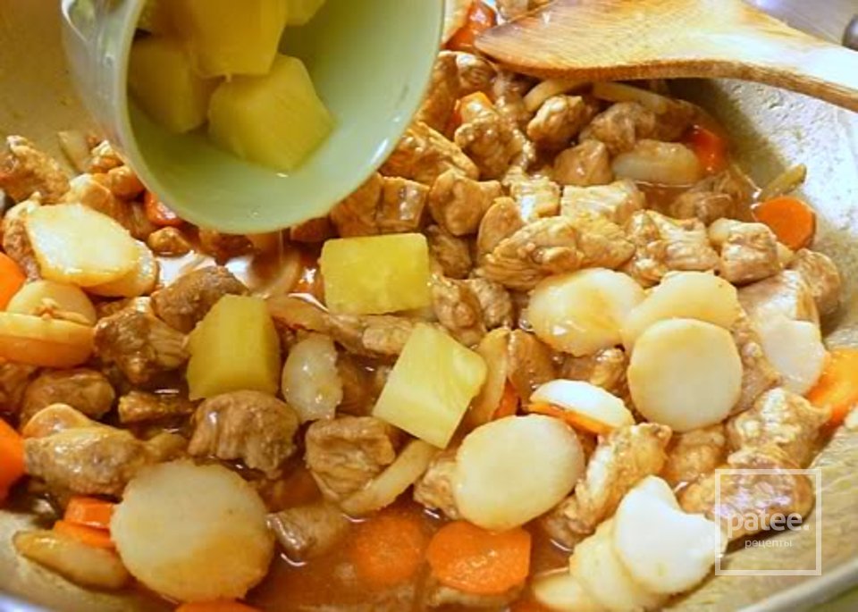 Курица с морковью и ананасом в бальзамическом соусе - Шаг 20