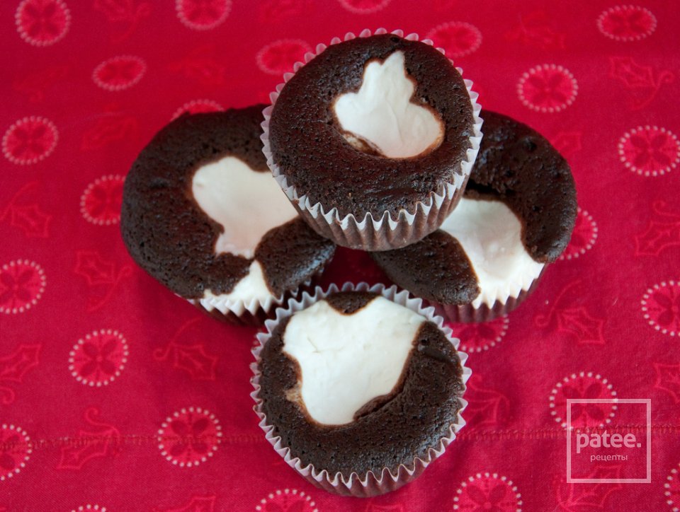 Кексы со сливочной начинкой - Шаг 3