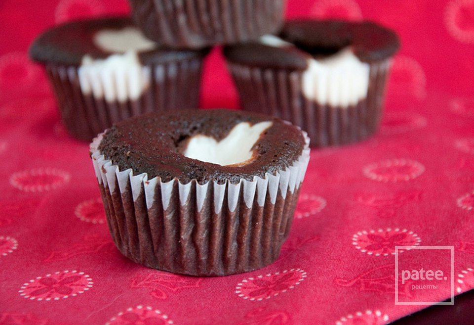 Кексы со сливочной начинкой - Шаг 6