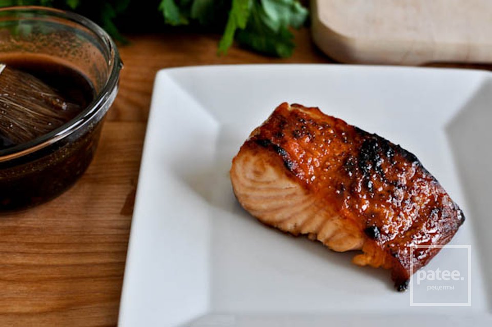Лосось с бурбоновой глазурью - Шаг 8