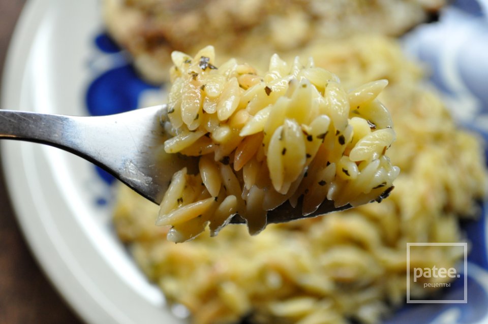 Орзо с пармезаном и базиликом - Шаг 6