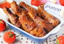 Запечённые куриные голени в пикантном маринаде