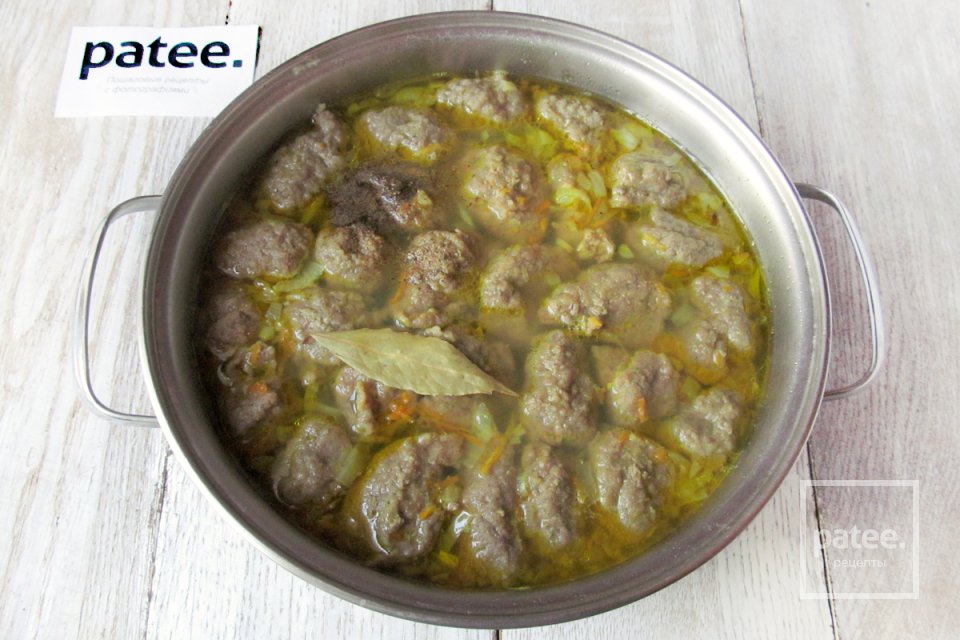 Суп с печёночными кнелями - Шаг 16