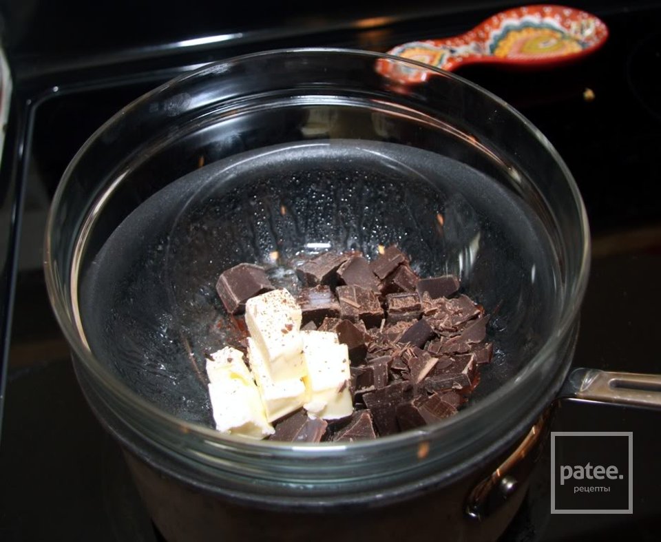 Шоколадный мусс с мятными сливками - Шаг 1