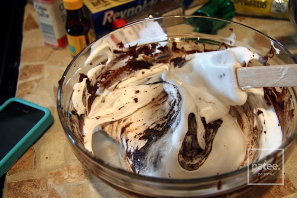 Шоколадный мусс с мятными сливками - Шаг 8