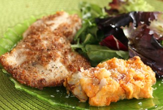 Жареная тилапия в кокосовой панировке