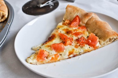 Рецепт Пицца с козьим сыром и базиликом