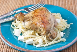 Курица в винно-лимонном соусе