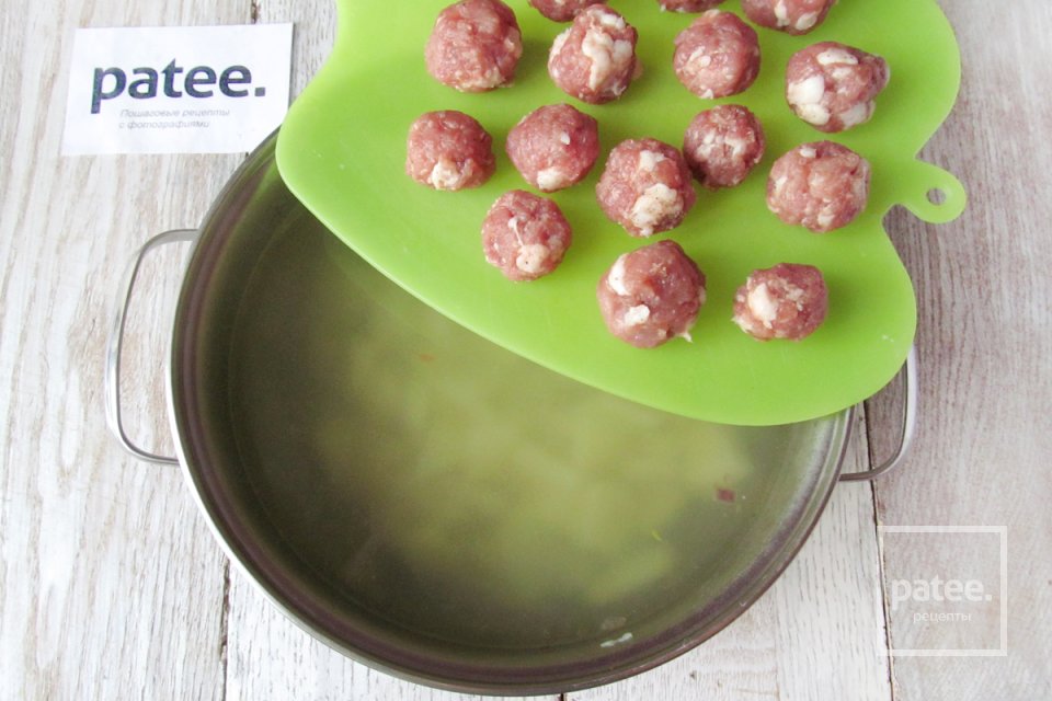 Суп с фрикадельками - Шаг 11