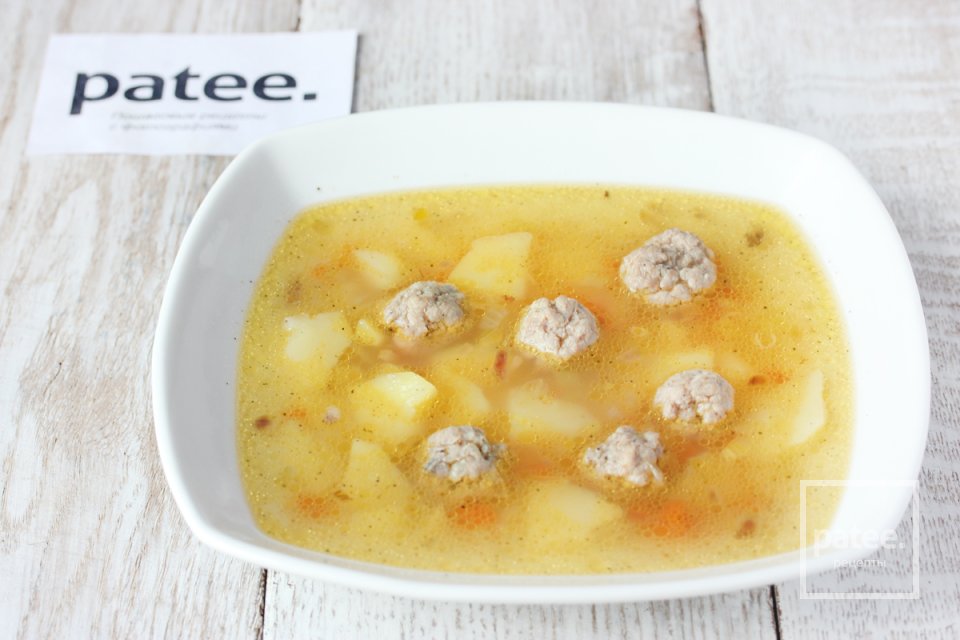 Суп с фрикадельками - Шаг 17