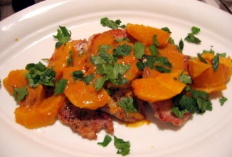 Свиные отбивные с апельсиновым соусом