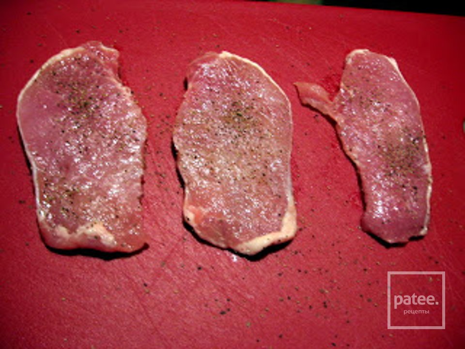 Свиные отбивные с апельсиновым соусом - Шаг 1