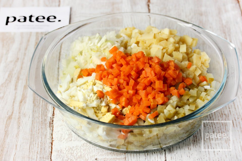 Салат Оливье со свининой - Шаг 8