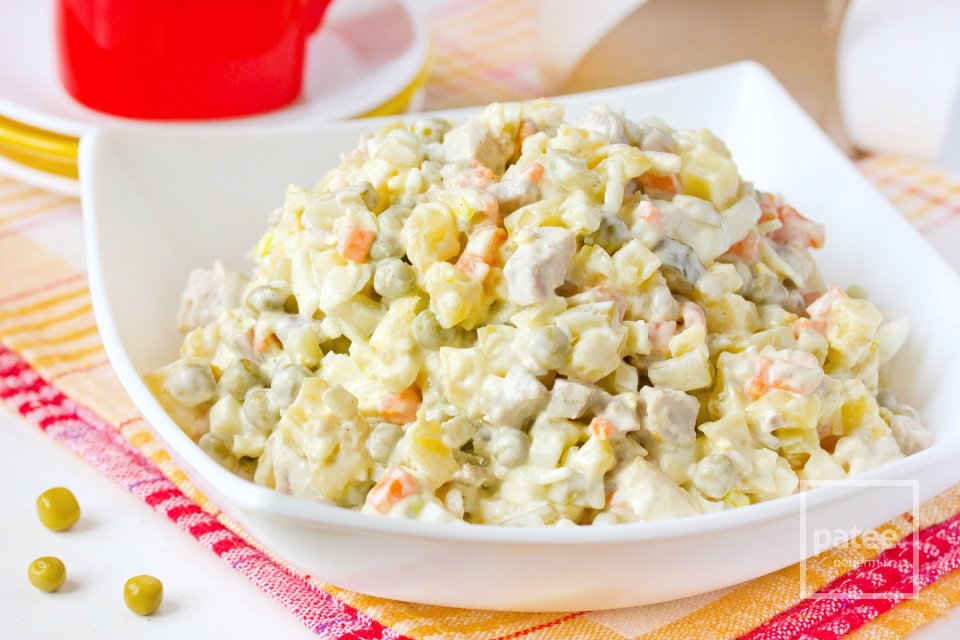 Салат Оливье со свининой - Шаг 14