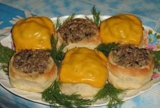 Жульен в булочках