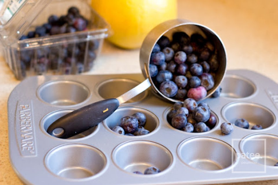 Чернично-грейпфрутовые кексы - Шаг 2