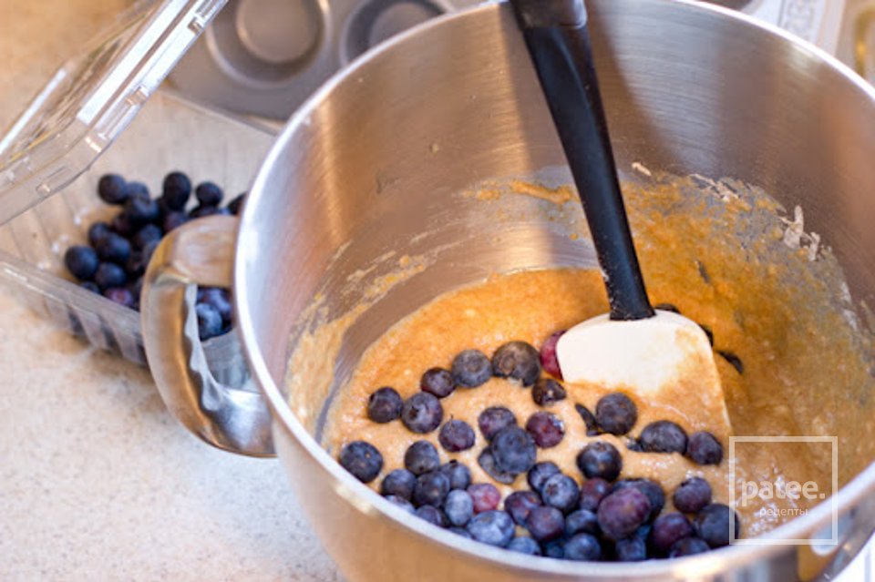 Чернично-грейпфрутовые кексы - Шаг 5