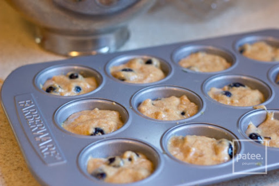 Чернично-грейпфрутовые кексы - Шаг 8