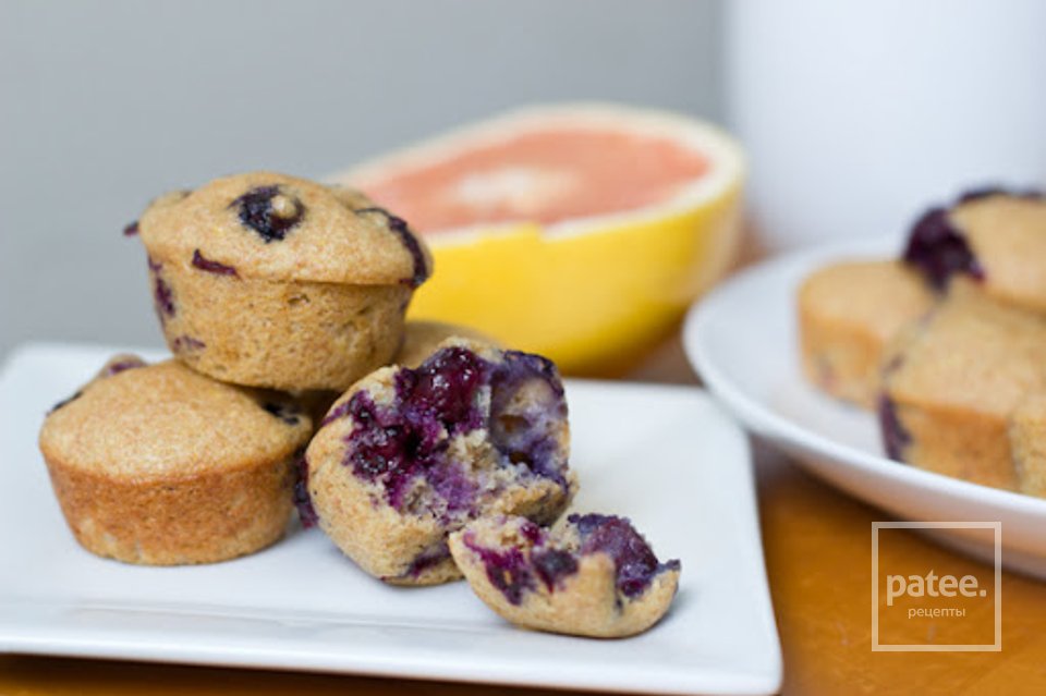 Чернично-грейпфрутовые кексы - Шаг 10