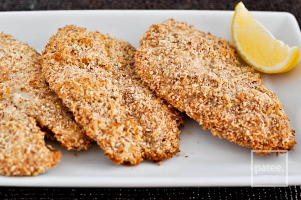 Тилапия в миндально-кокосовой панировке - Шаг 7