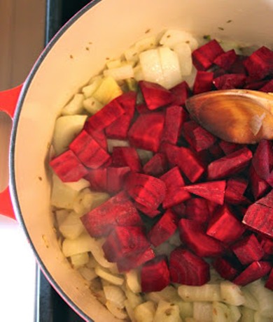 Свекольный суп-пюре с фенхелем - Шаг 7