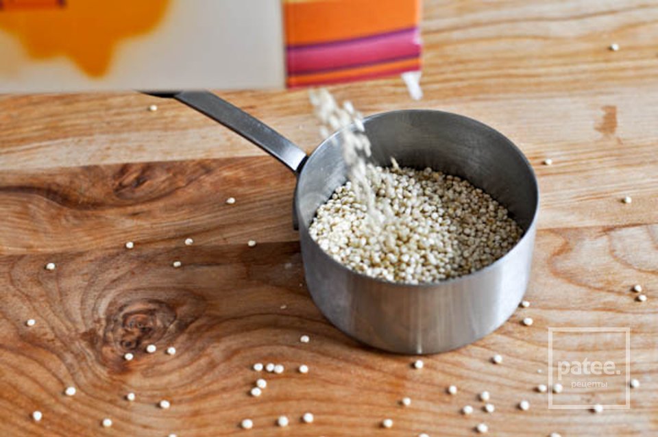 Салат с фасолью и шпинатом - Шаг 1