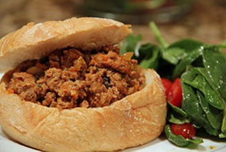 Бутерброды с индейкой и грибами