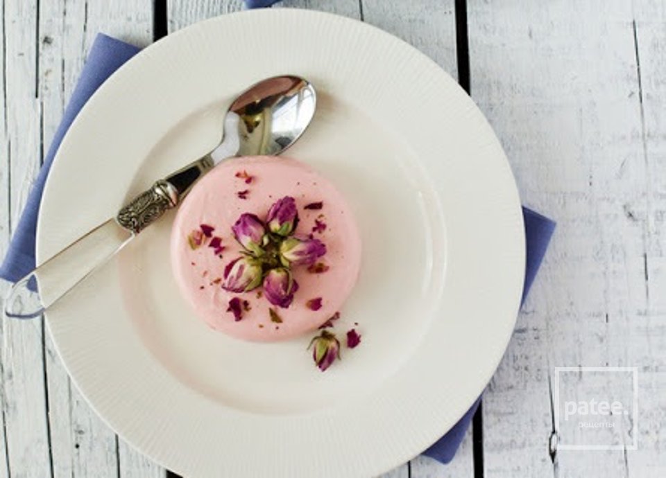 Панна котта с розовой водой - Шаг 9