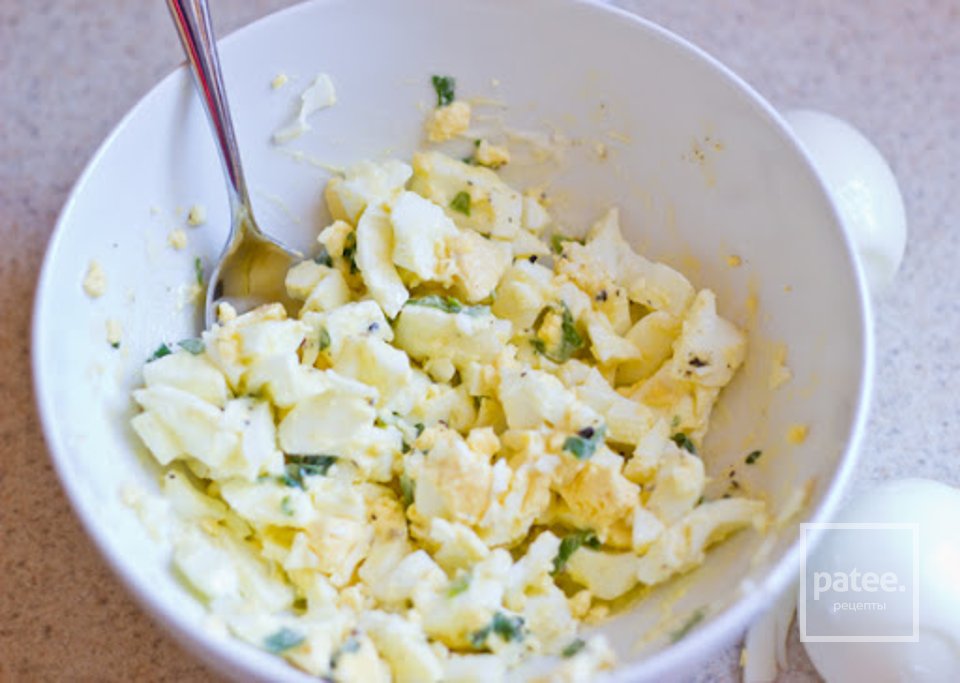 Сэндвич с яичным салатом - Шаг 4