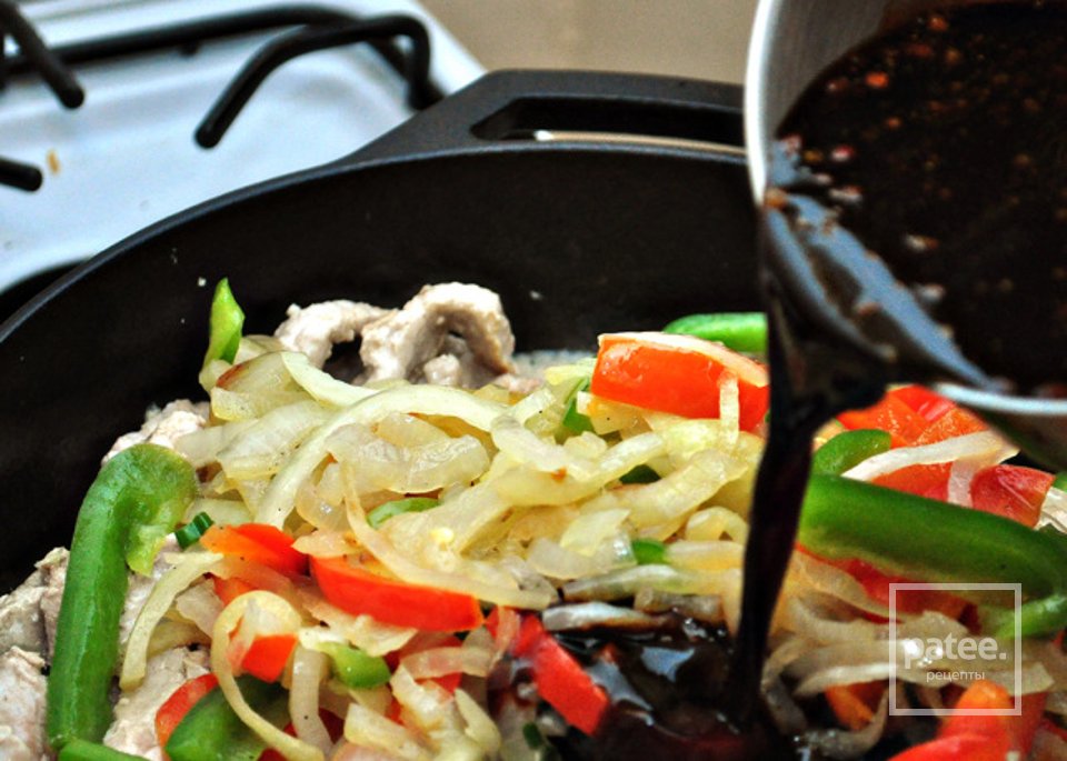 Свинина в сладком имбирном соусе - Шаг 19