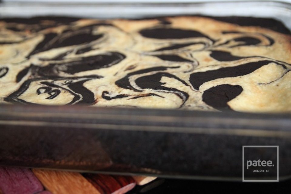 Брауни со сливочным топпингом - Шаг 10