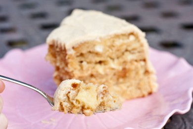 Рецепт Карамельный торт с яблоками