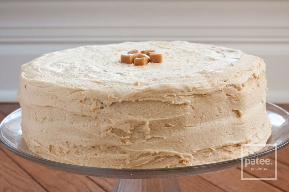 Карамельный торт с яблоками - Шаг 14