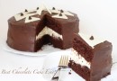 Шоколадный торт с муссом и шоколадной глазурью