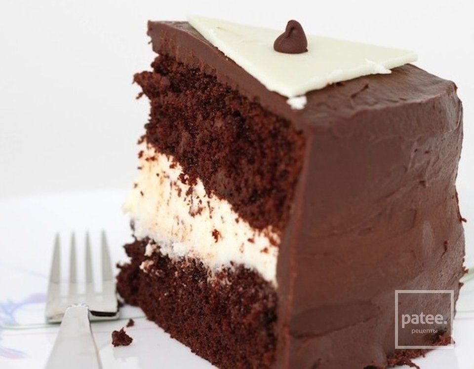 Шоколадный торт с муссом и шоколадной глазурью - Шаг 13