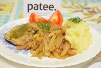 Тушеная кольраби