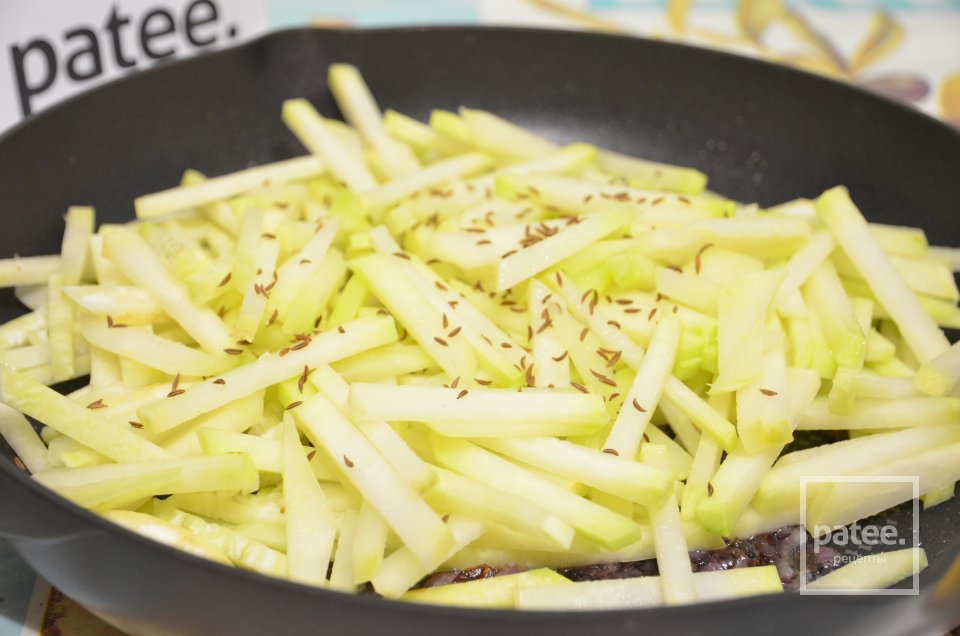 Тушеная кольраби - Шаг 7