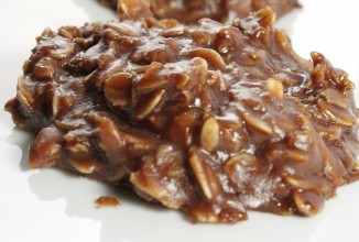 Шоколадно-овсяное печенье