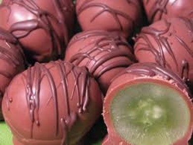 Рецепт Виноград в шоколаде — рецепт для фондю